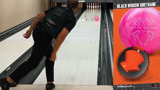 Hammer Black Widow Pink Pearl Urethane 12lb, Bowling Balls
